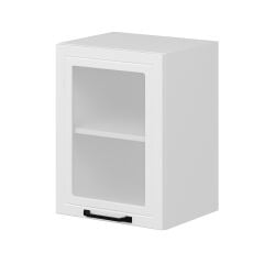 Alvinka Mutfak Modül Mbr_A Üst 1Dk1R 45-H60Cm Dolap Cam Beyaz Beyaz