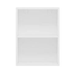 Alvinka Mutfak Modül Mbr_A Üst 1Dk1R 45-H60Cm Dolap Cam Beyaz Beyaz