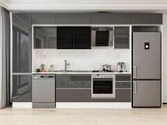 Alvinka 370X240 Cm High Gloss Mutfak Dolabı Mbb-E80B50S40-3