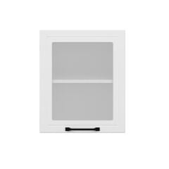 Alvinka Mutfak Modül Mbr_A Üst 1Dk1R 50-H60Cm Dolap Cam Beyaz Beyaz