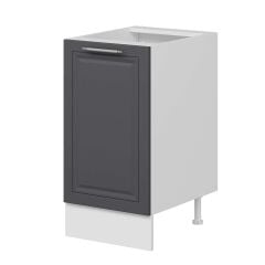 Alvinka Mutfak Modül Mbr_C Alt 1K1R 45Cm Dolap Beyaz Antrasit Mdf