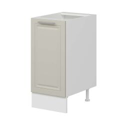 Alvinka Mutfak Modül Mbr_C Alt 1K1R 40Cm Dolap Beyaz Kumtaşı