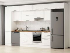 Alvinka 390X240 Cm Klasik Mebran Mutfak Dolabı Mbb-E90B50S50-1