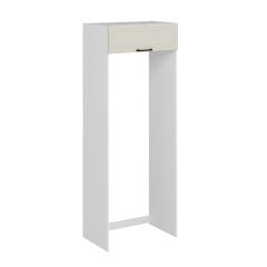 Alvinka Mutfak Modül Mbr_A 100-H240Cm Buz Dolabı Beyaz Kumtaşı Mdf