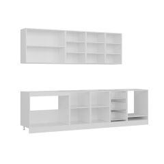 Minar 295 Cm Mutfak Dolabı Beyaz Antrasit 295-A6