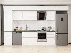 Alvinka 380X240 Cm High Gloss Mutfak Dolabı Mbb-E80B50S50-2