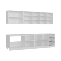 Minar 295 Cm Mutfak Dolabı Beyaz Dore 295-D1