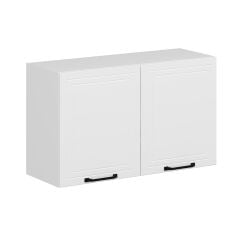 Alvinka Mutfak Modül Mbr_A Üst 2Dk1R 100-H60Cm Dolap Beyaz Beyaz Mdf