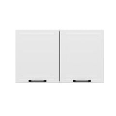 Alvinka Mutfak Modül Mbr_A Üst 2Dk1R 100-H60Cm Dolap Beyaz Beyaz Mdf