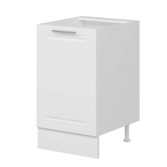 Alvinka Mutfak Modül Mbr_C Alt 1K1R 50Cm Dolap Beyaz Beyaz Mdf