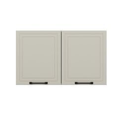 Alvinka Mutfak Modül Mbr_A Üst 2Dk1R 100-H60Cm Dolap Beyaz Kumtaşı Mdf