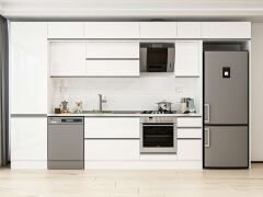 Alvinka 380X240 Cm High Gloss Mutfak Dolabı Mbb-E80B60S40-2
