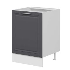 Alvinka Mutfak Modül Mbr_C Alt 1K1R 60Cm Dolap Beyaz Antrasit Suntalam