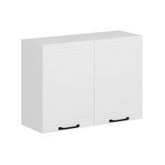 Alvinka Mutfak Modül Mbr_A Üst 2Dk1R 100-H72Cm Dolap Beyaz Beyaz Mdf