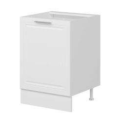 Alvinka Mutfak Modül Mbr_C Alt 1K1R 60Cm Dolap Beyaz Beyaz Mdf