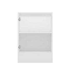 Alvinka Mutfak Modül Mbr_C Alt 1K1R 60Cm Dolap Beyaz Beyaz Mdf