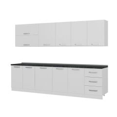 Minar 300 Cm Mutfak Dolabı Beyaz 300-B1