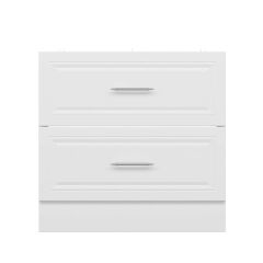 Alvinka Mutfak Modül Mbr_C Alt 2Ç 90Cm Evye Dolap Beyaz Beyaz