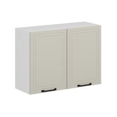 Alvinka Mutfak Modül Mbr_A Üst 2Dk1R 100-H72Cm Dolap Beyaz Kumtaşı Mdf