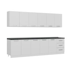 Minar 300 Cm Mutfak Dolabı Beyaz 300-B2