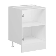 Alvinka Mutfak Modül Mbr_C Alt 1K1R 60Cm Dolap Beyaz Kumtaşı Mdf