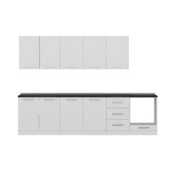 Minar 300 Cm Mutfak Dolabı Beyaz 300-B4