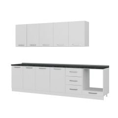 Minar 300 Cm Mutfak Dolabı Beyaz 300-B4