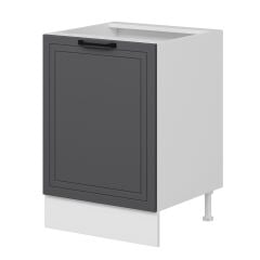 Alvinka Mutfak Modül Mbr_A Alt 1K1R 60Cm Dolap Beyaz Antrasit