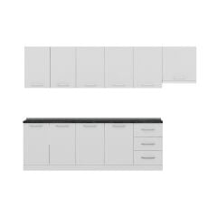 Minar 300 Cm Mutfak Dolabı Beyaz 300-B5