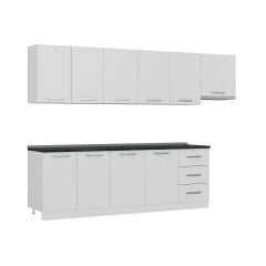 Minar 300 Cm Mutfak Dolabı Beyaz 300-B5