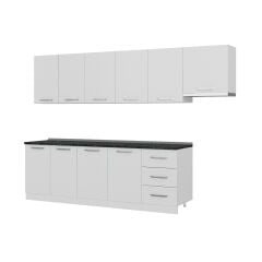 Minar 300 Cm Mutfak Dolabı Beyaz 300-B5