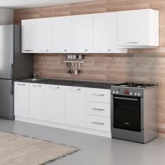 Minar 300 Cm Mutfak Dolabı Beyaz 300-B5