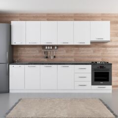 Minar 300 Cm Mutfak Dolabı Beyaz 300-B6