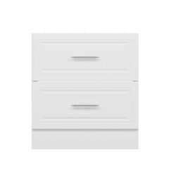 Alvinka Mutfak Modül Mbr_C Alt 2Ç 80Cm Evye Dolap Beyaz Beyaz Mdf