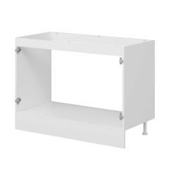 Alvinka Mutfak Modül Mbr_C Alt 2K 120Cm Evye Dolap Beyaz Antrasit