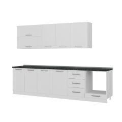 Minar 300 Cm Mutfak Dolabı Beyaz 300-B7