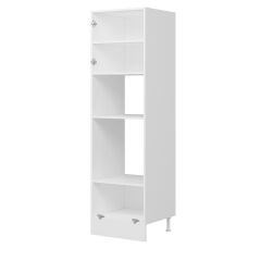 Alvinka Mutfak Modül Mbr_A 60-H210Cm Boy Ank Dolabı Beyaz Kumtaşı Mdf