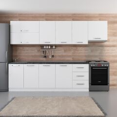 Minar 300 Cm Mutfak Dolabı Beyaz 300-B8