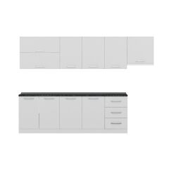 Minar 300 Cm Mutfak Dolabı Beyaz 300-B8