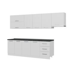 Minar 300 Cm Mutfak Dolabı Beyaz 300-B8