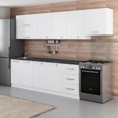 Minar 300 Cm Mutfak Dolabı Beyaz 300-B8