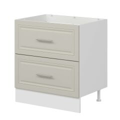 Alvinka Mutfak Modül Mbr_C Alt 2Ç 80Cm Evye Dolap Beyaz Kumtaşı Mdf