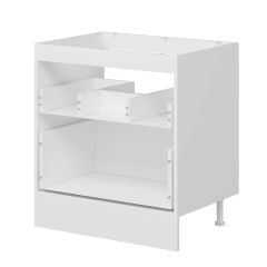 Alvinka Mutfak Modül Mbr_C Alt 2Ç 80Cm Evye Dolap Beyaz Kumtaşı Mdf