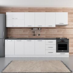 Minar 300 Cm Mutfak Dolabı Beyaz 300-B9