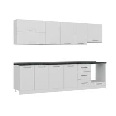 Minar 300 Cm Mutfak Dolabı Beyaz 300-B9