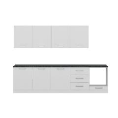 Minar 300 Cm Mutfak Dolabı Beyaz 300-B10