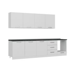 Minar 300 Cm Mutfak Dolabı Beyaz 300-B10