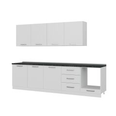 Minar 300 Cm Mutfak Dolabı Beyaz 300-B10