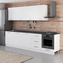 Minar 300 Cm Mutfak Dolabı Beyaz 300-B10