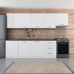 Minar 300 Cm Mutfak Dolabı Beyaz 300-B11